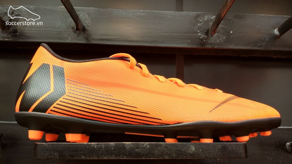 Nike Mercurial Vapor Fury XII Club FG/MG- Total Orange/ Black/ Volt AH7378-810