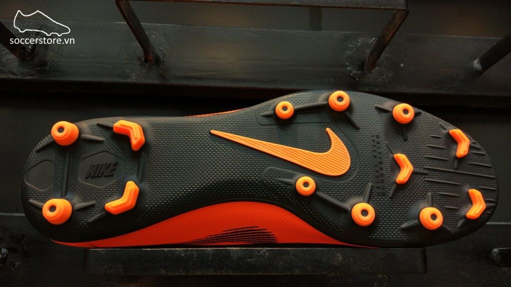 Nike Mercurial Vapor Fury XII Club FG/MG- Total Orange/ Black/ Volt AH7378-810