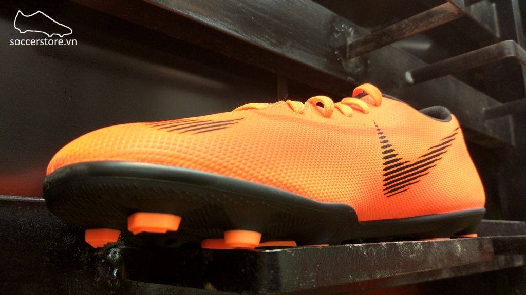 Nike Mercurial Vapor Fury XII Club FG/MG- Total Orange/ Black/ Volt AH7378-810