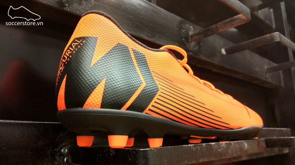 Nike Mercurial Vapor Fury XII Club FG/MG- Total Orange/ Black/ Volt AH7378-810