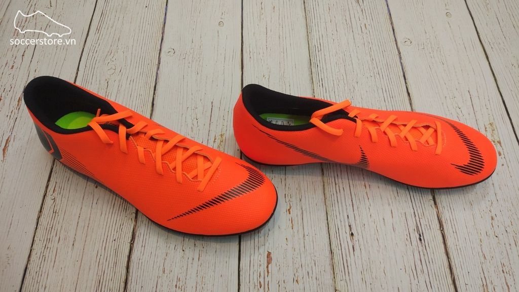 Nike Mercurial Vapor Fury XII Club FG/MG- Total Orange/ Black/ Volt AH7378-810