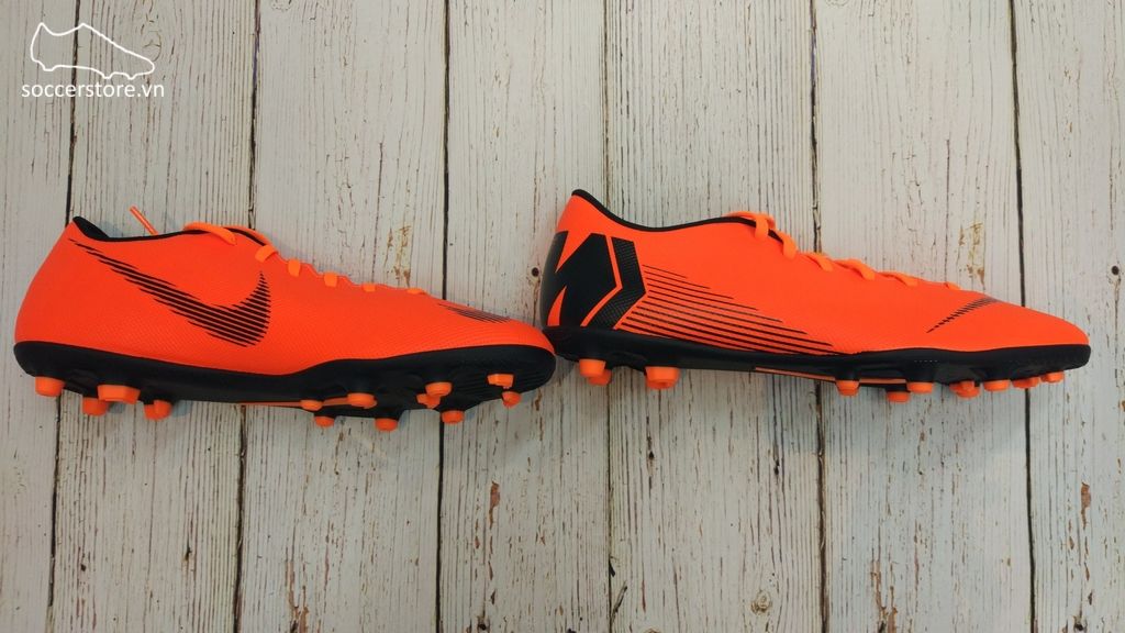 Nike Mercurial Vapor Fury XII Club FG/MG- Total Orange/ Black/ Volt AH7378-810