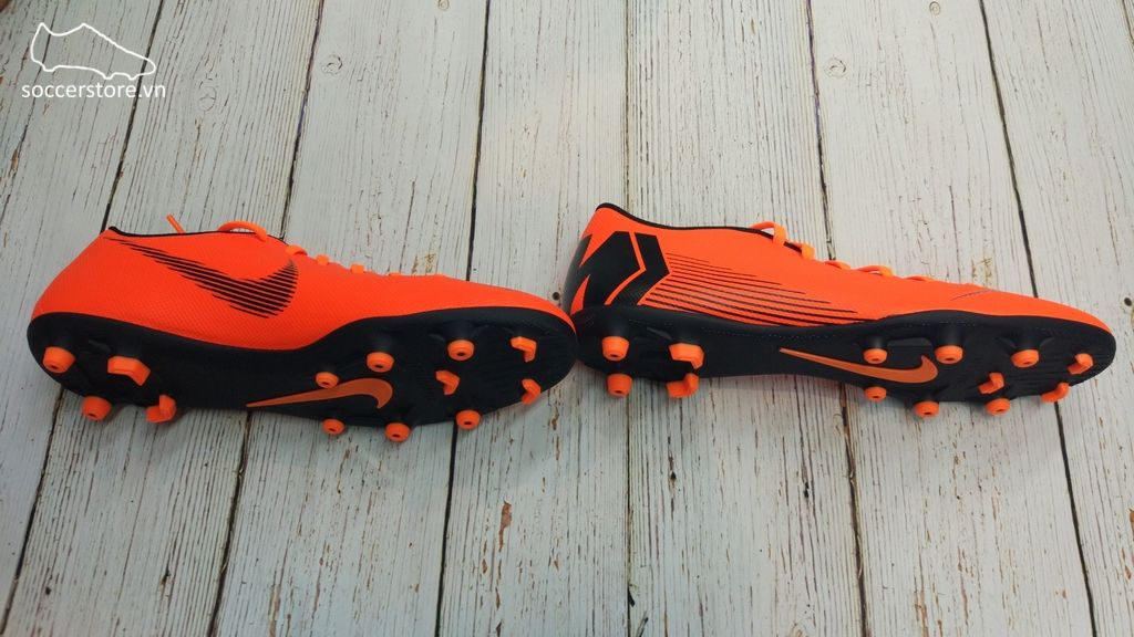 Nike Mercurial Vapor Fury XII Club FG/MG- Total Orange/ Black/ Volt AH7378-810