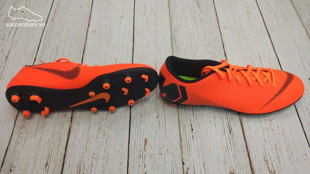 Nike Mercurial Vapor Fury XII Club FG/MG- Total Orange/ Black/ Volt AH7378-810