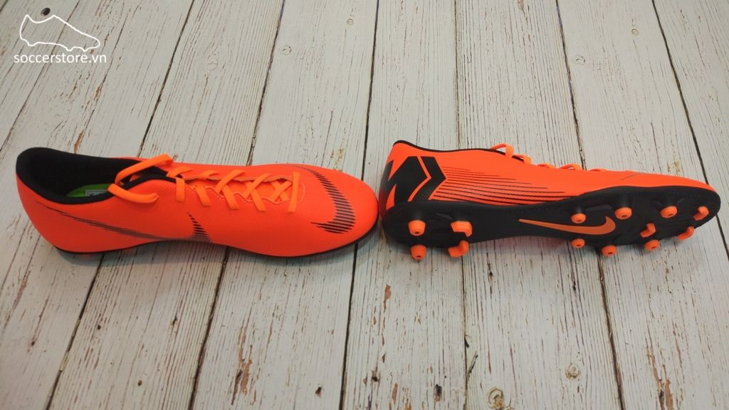 Nike Mercurial Vapor Fury XII Club FG/MG- Total Orange/ Black/ Volt AH7378-810