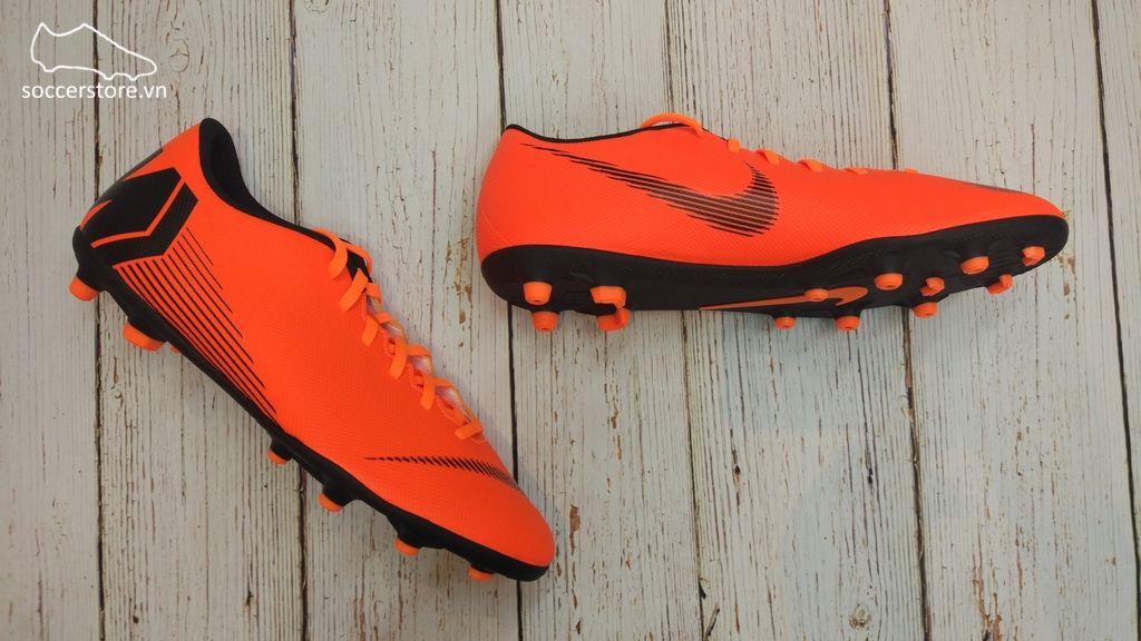 Nike Mercurial Vapor Fury XII Club FG/MG- Total Orange/ Black/ Volt AH7378-810