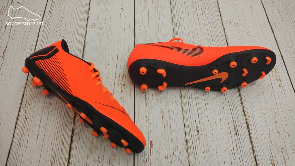 Nike Mercurial Vapor Fury XII Club FG/MG- Total Orange/ Black/ Volt AH7378-810