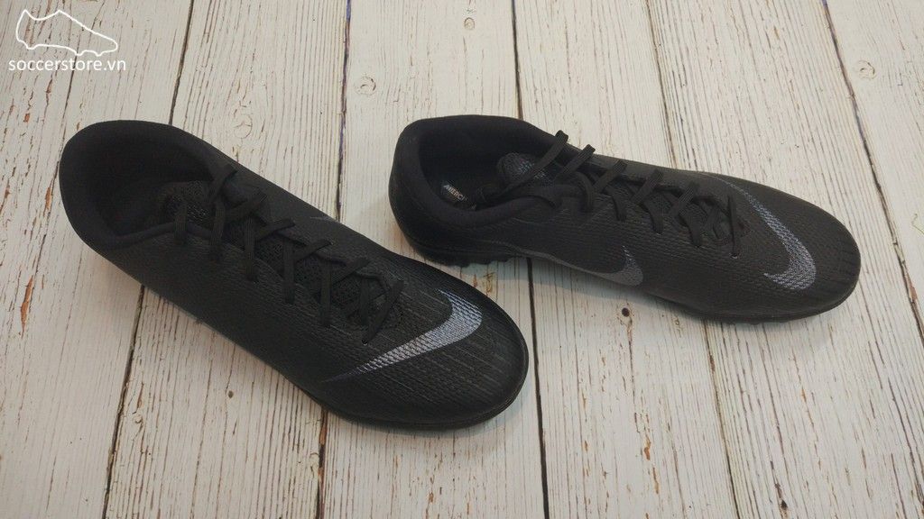 Nike Mercurial Vapor XII Academy TF- Black/ Black AH7384-001