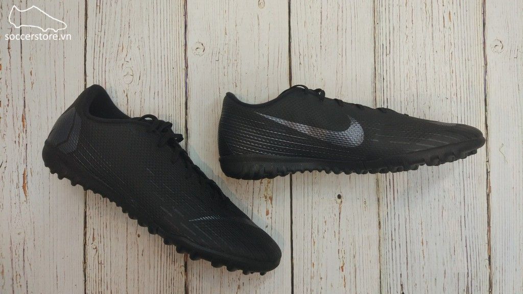 Nike Mercurial Vapor XII Academy TF- Black/ Black AH7384-001