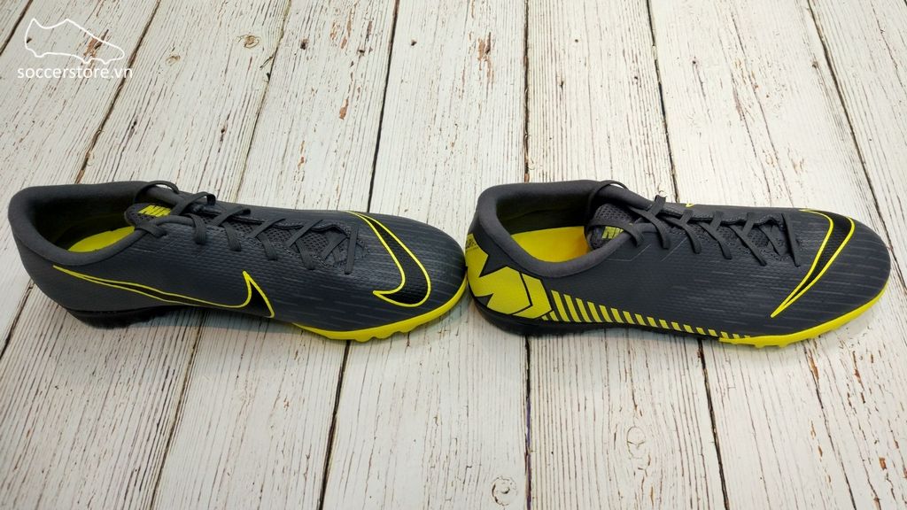 Nike Mercurial Vapor XII Academy TF - Dark Grey/ Black/ Yellow AH7384-070