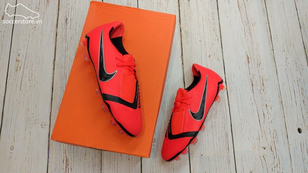 Nike Phantom VNM Elite Kids FG - Bright Crimson/ Black AO0401-600