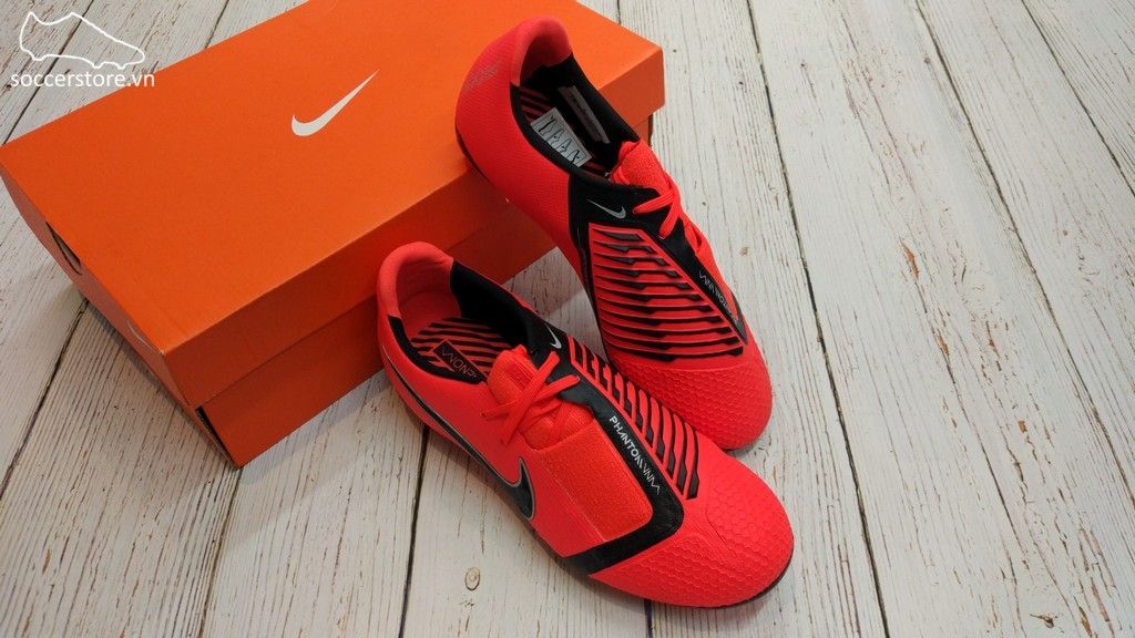 Nike Phantom VNM Elite Kids FG - Bright Crimson/ Black AO0401-600