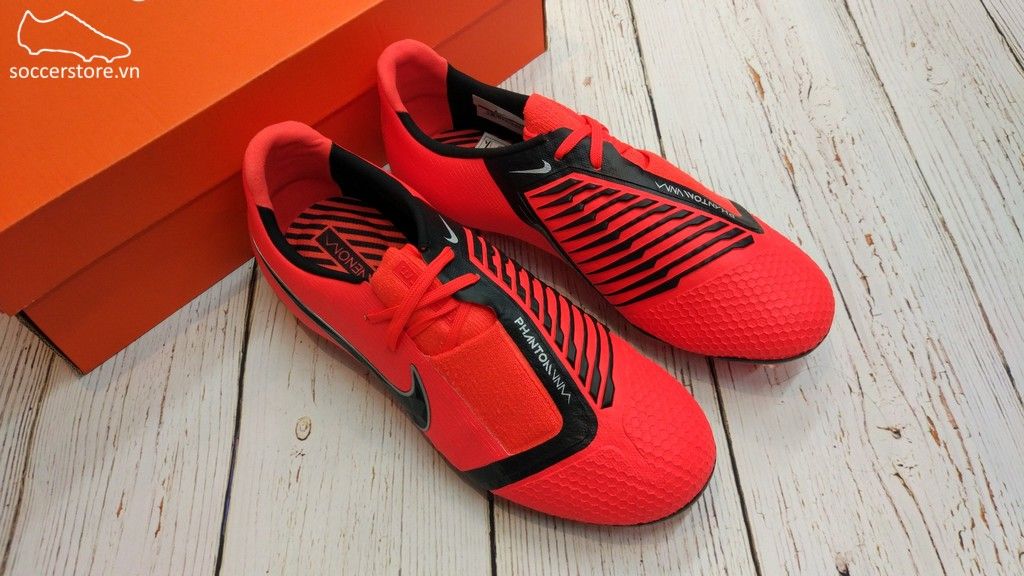 Nike Phantom VNM Elite Kids FG - Bright Crimson/ Black AO0401-600