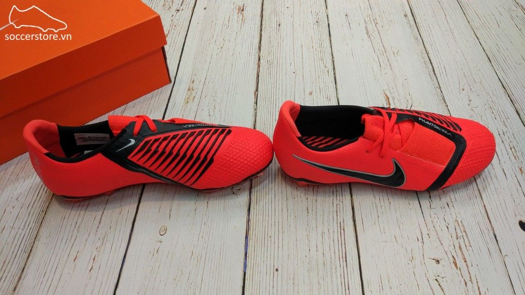 Nike Phantom VNM Elite Kids FG - Bright Crimson/ Black AO0401-600