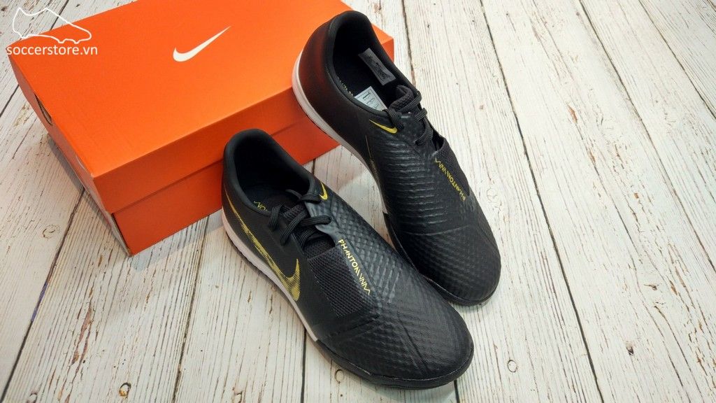 Nike Phantom VNM Academy TF - Black/ Metallic Gold AO0571-077