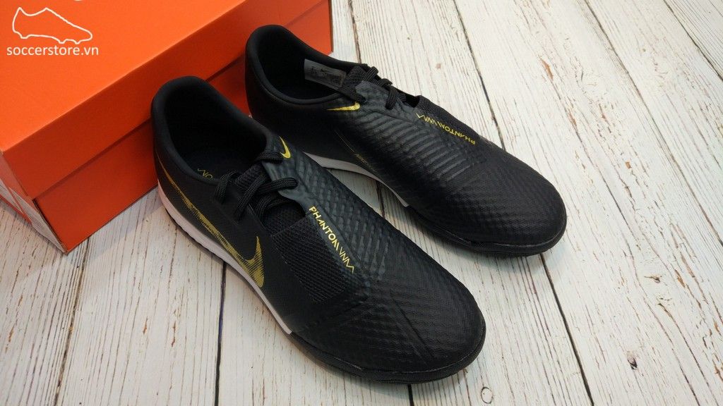 Nike Phantom VNM Academy TF - Black/ Metallic Gold AO0571-077
