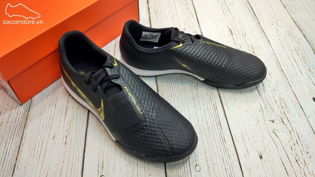 Nike Phantom VNM Academy TF - Black/ Metallic Gold AO0571-077