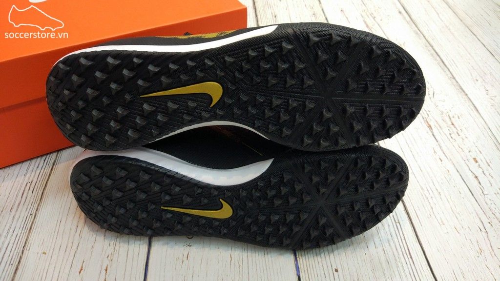 Nike Phantom VNM Academy TF - Black/ Metallic Gold AO0571-077