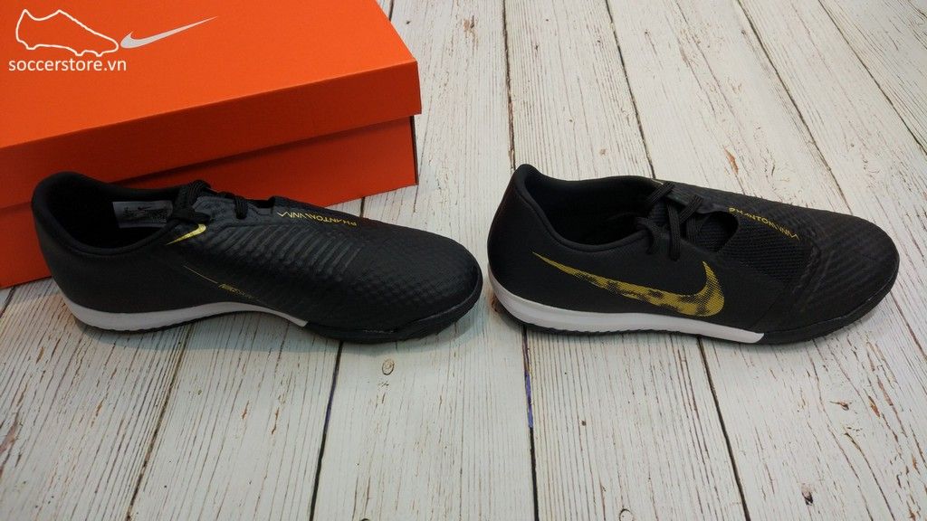 Nike Phantom VNM Academy TF - Black/ Metallic Gold AO0571-077