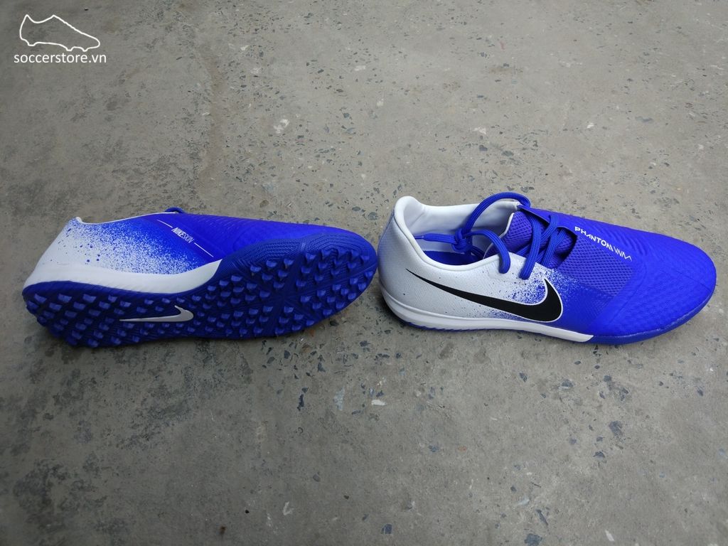 Nike Phantom VNM Academy TF- White/ Black/ Racer Blue AO0571-104