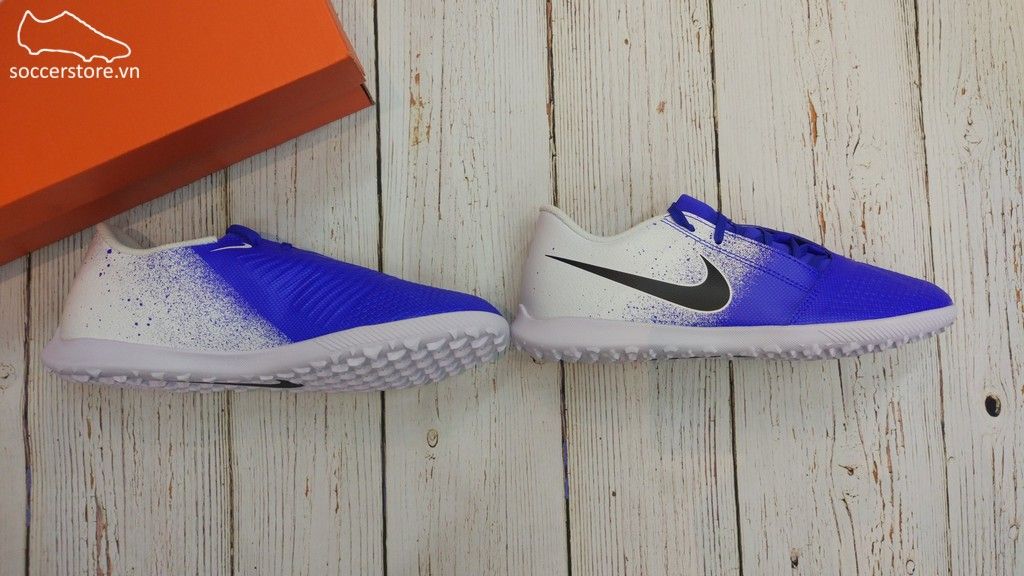 Nike Phantom VNM Club TF- White/ Black/ Racer Blue AO0579-104