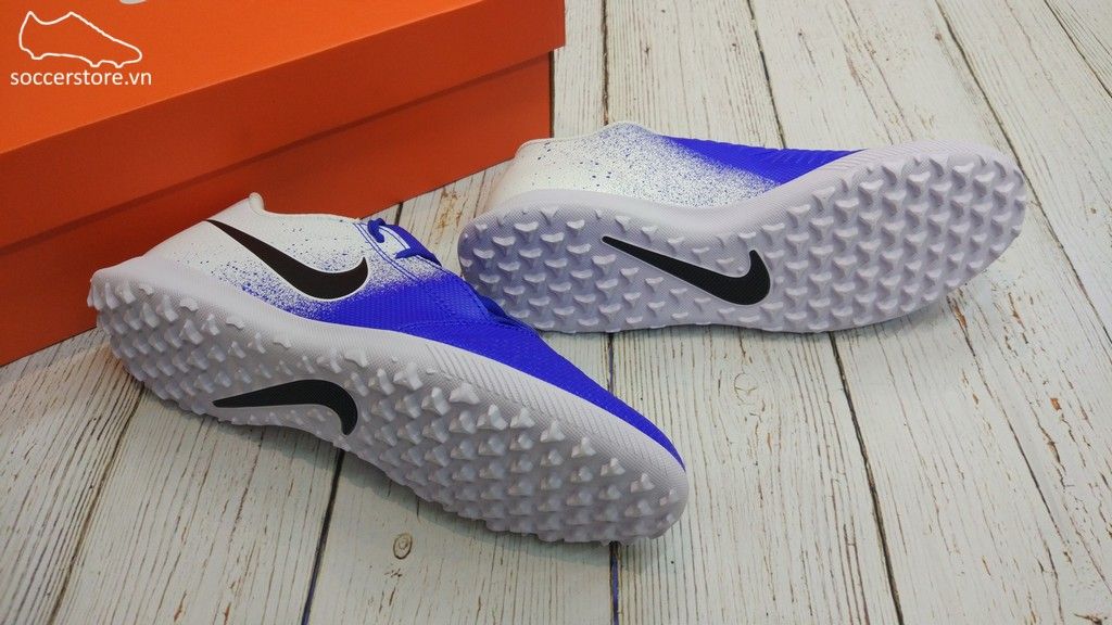 Nike Phantom VNM Club TF- White/ Black/ Racer Blue AO0579-104