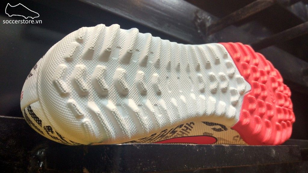 Nike Mercurial Vapor XII Academy Neymar Kids TF- White/ Challenge Red/ Black AO9476-170