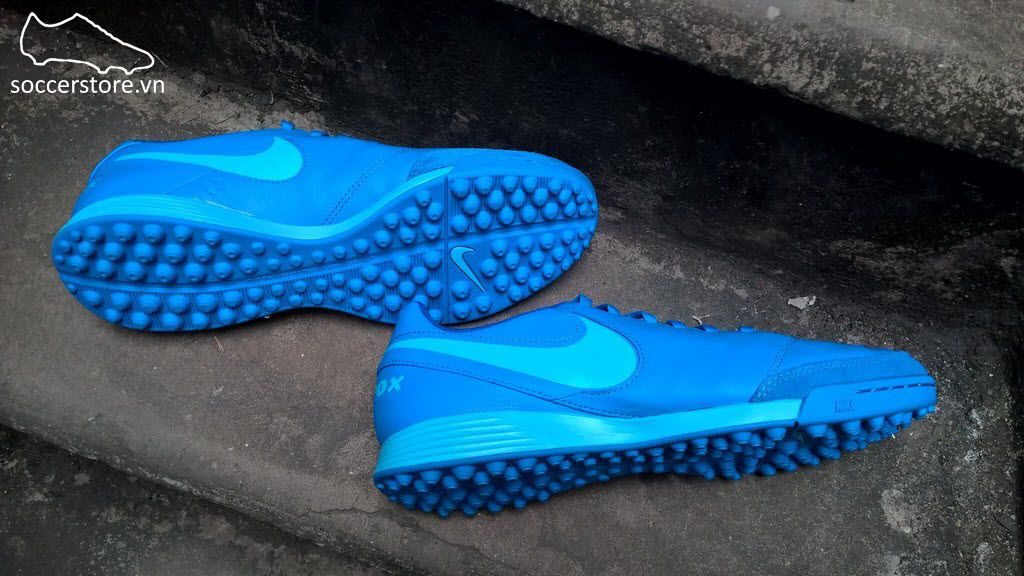 Nike Tiempo Genio II TF Leather- Blue Glow/ Polarized Blue/ Soar 819216-444
