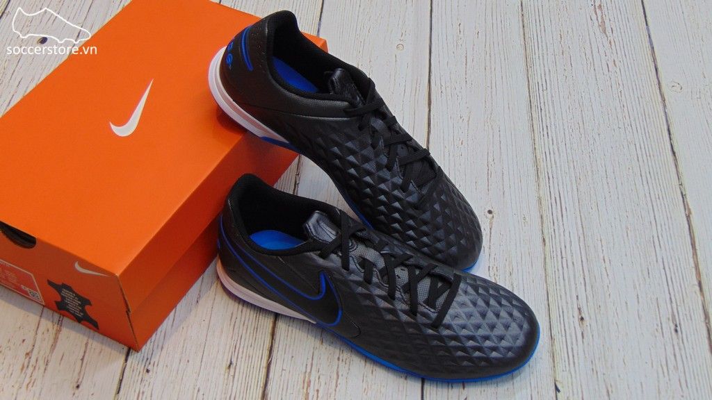 Nike Tiempo Legend VIII Academy TF - Black/ Blue Hero AT6100-004