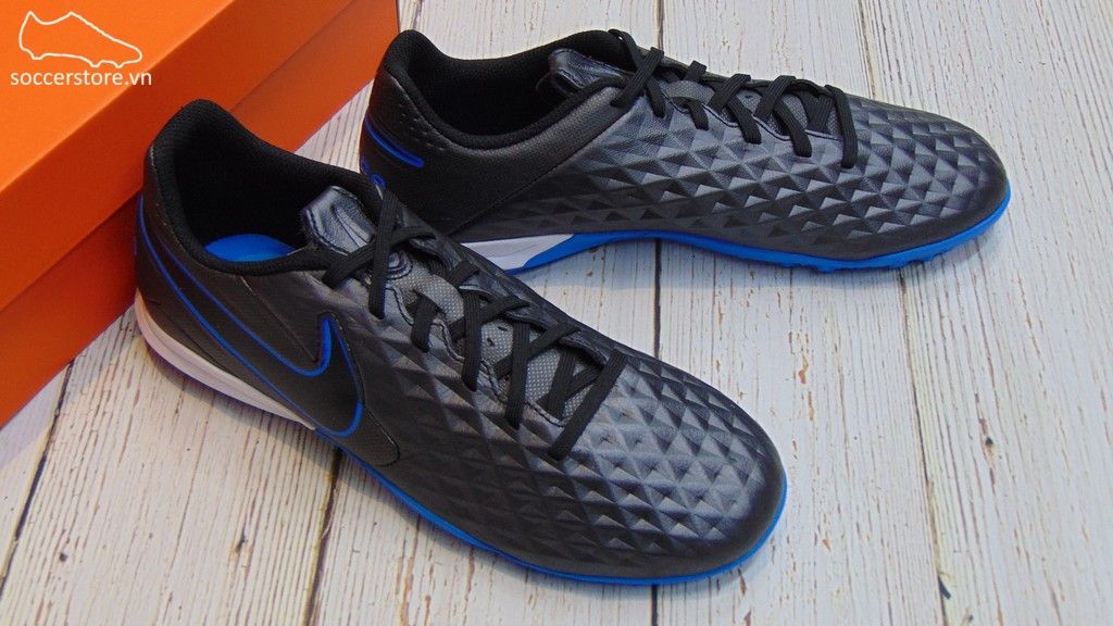 Nike Tiempo Legend VIII Academy TF - Black/ Blue Hero AT6100-004