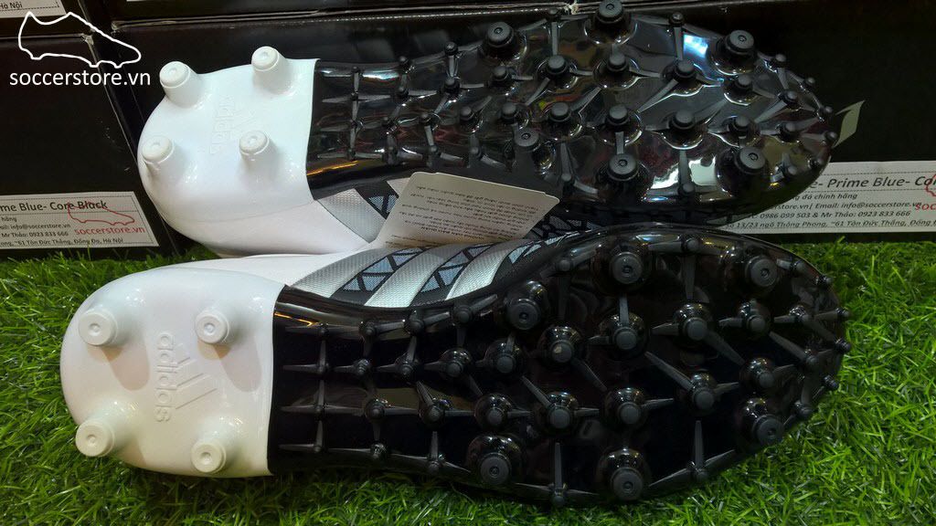 Adidas Ace 15.3 FG-AG Core Black- Matte Silver- White AF5151