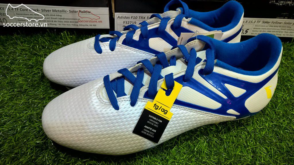 Adidas Messi 15.1 FG/AG White- Prime Blue- Core Black B34360