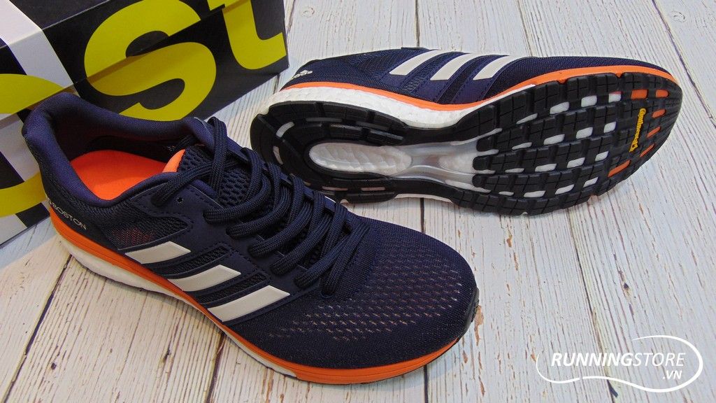 Adidas Adizero Boston 7 - Legend Ink / Raw White / True Orange -B37383