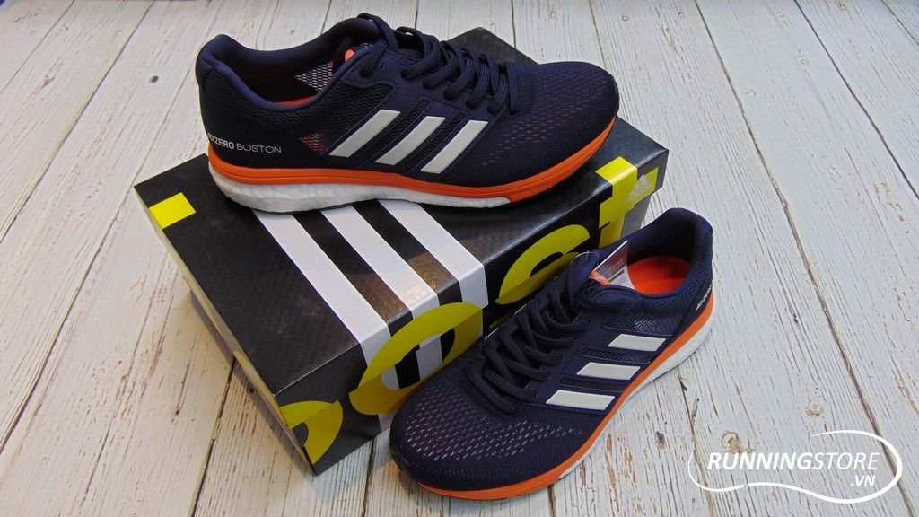 Adidas Adizero Boston 7 - Legend Ink / Raw White / True Orange -B37383