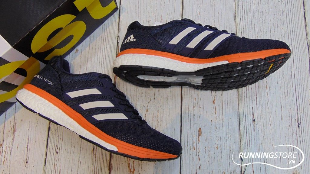 Adidas Adizero Boston 7 - Legend Ink / Raw White / True Orange -B37383