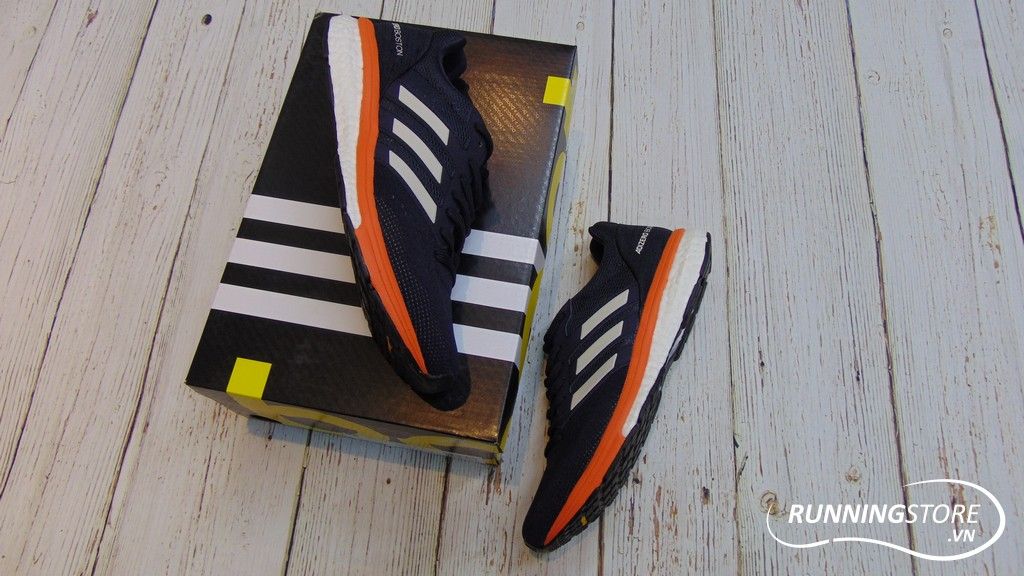 Adidas Adizero Boston 7 - Legend Ink / Raw White / True Orange -B37383