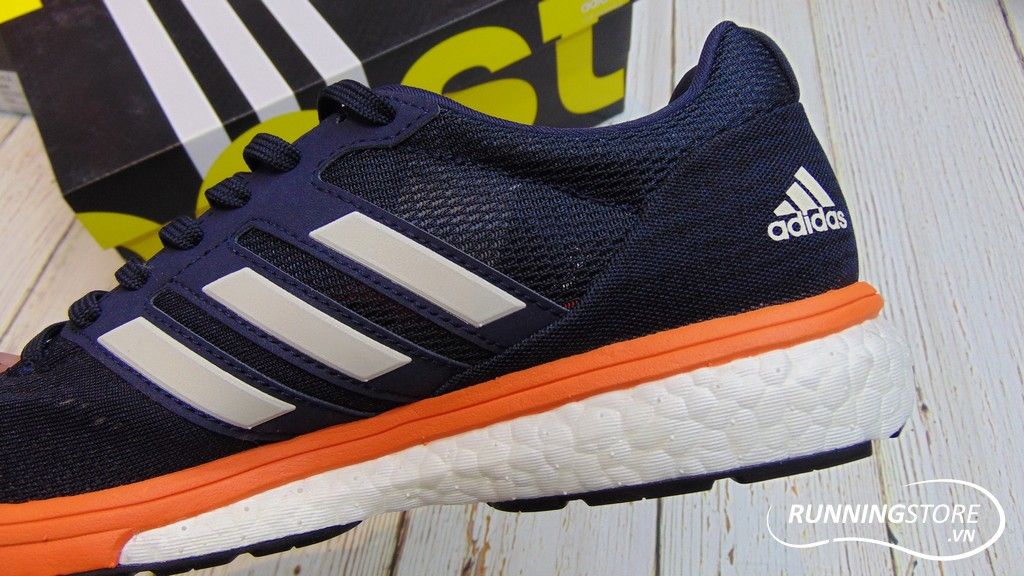 Adidas Adizero Boston 7 - Legend Ink / Raw White / True Orange -B37383