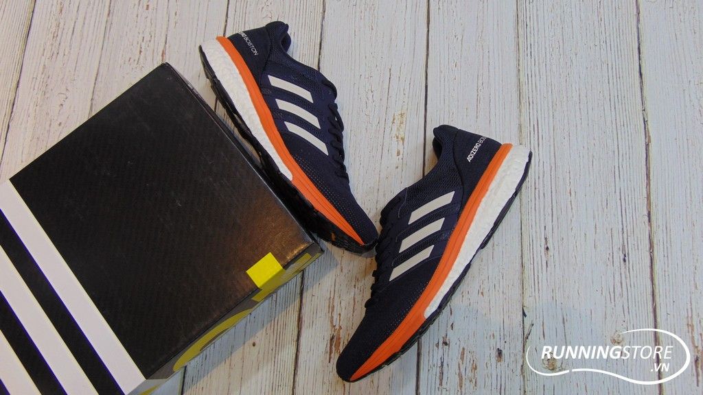 Adidas Adizero Boston 7 - Legend Ink / Raw White / True Orange -B37383