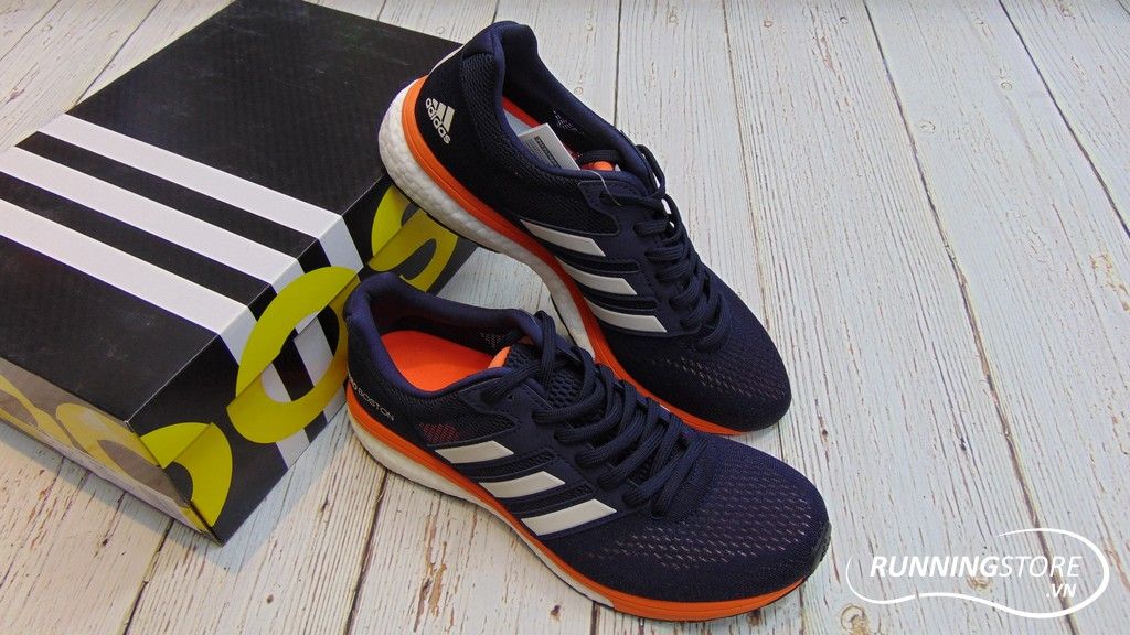 Adidas Adizero Boston 7 - Legend Ink / Raw White / True Orange -B37383