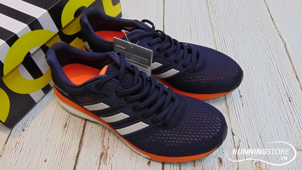 Adidas Adizero Boston 7 - Legend Ink / Raw White / True Orange -B37383