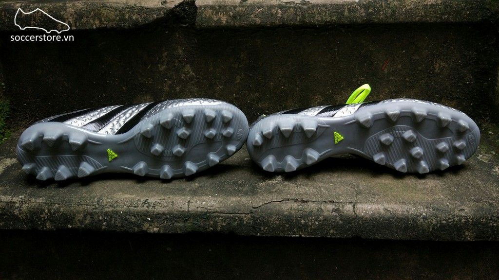 Adidas Ace 16.4 AG- Silver Metallic/ Core Black/ Solar Yellow BB3779
