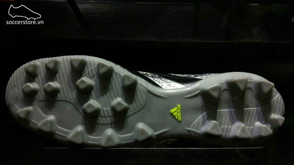 Adidas Ace 16.4 AG- Silver Metallic/ Core Black/ Solar Yellow BB3779