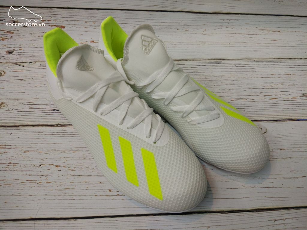 Adidas X 18.3 FG- White/ Solar Yellow BB9368