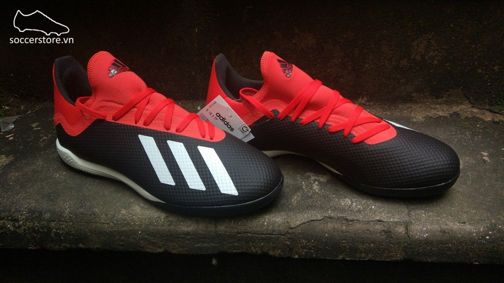 Adidas X Tango 18.3 TF BB9398 Core Black/ Off White/ Active Red