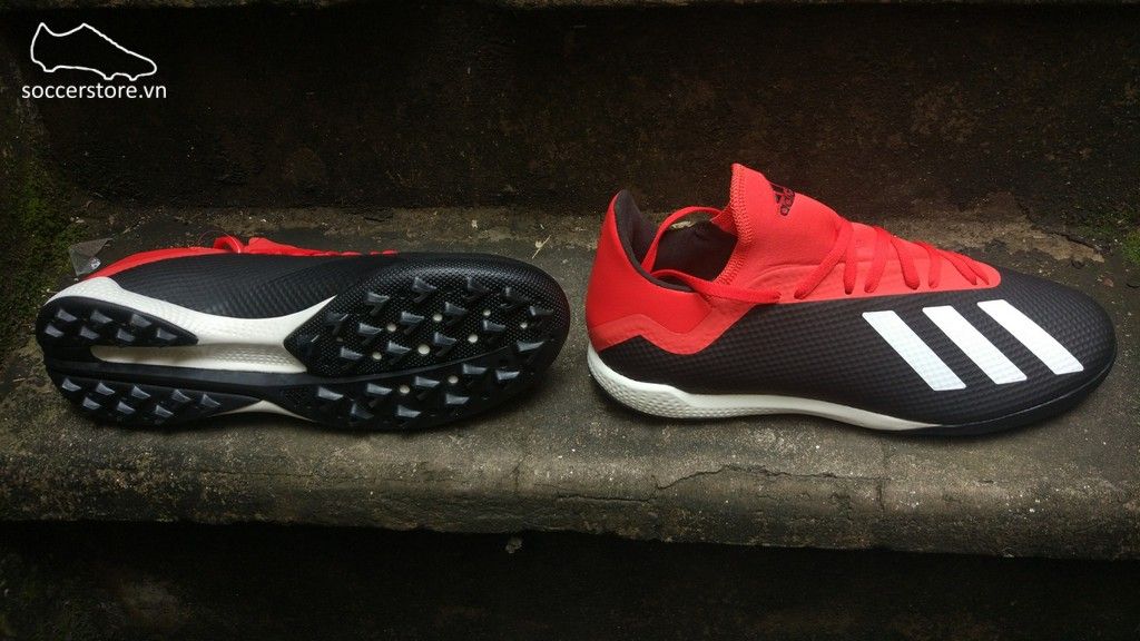 Adidas X Tango 18.3 TF BB9398 Core Black/ Off White/ Active Red