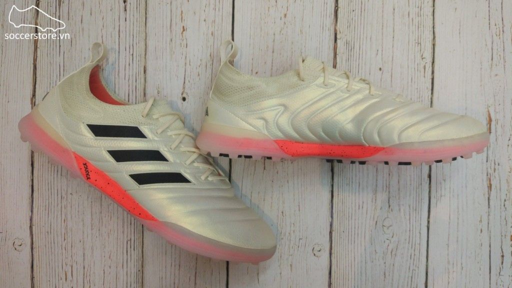 Adidas Copa 19.1 TF - Off White/ Core Black/ Solar BC0563