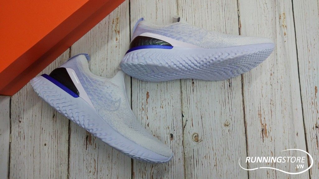 Nike Epic Phantom React Flyknit- White/ Hydrogen Blue BV0417-101