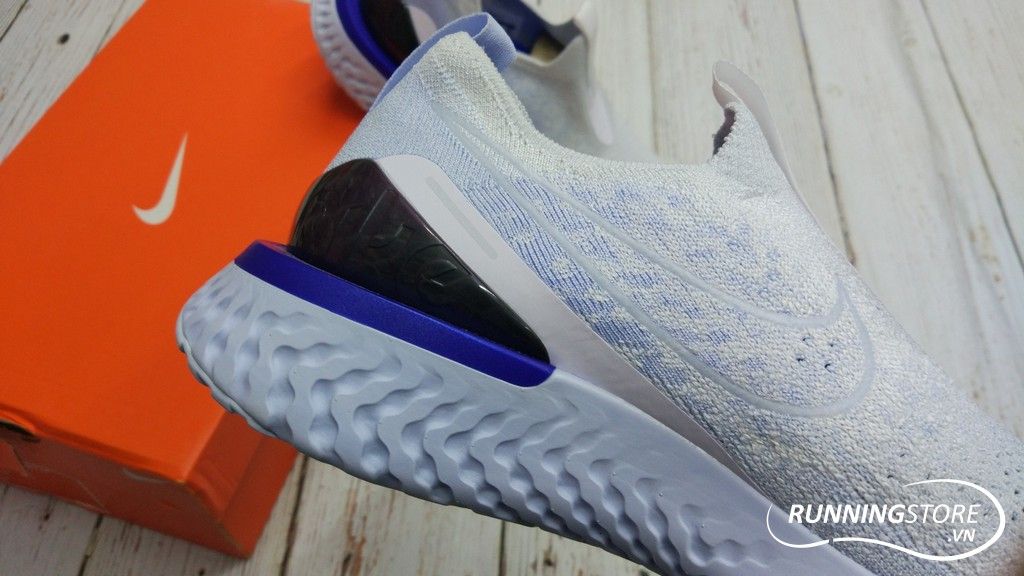 Nike Epic Phantom React Flyknit- White/ Hydrogen Blue BV0417-101