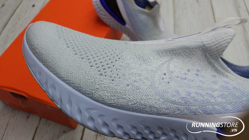 Nike Epic Phantom React Flyknit- White/ Hydrogen Blue BV0417-101