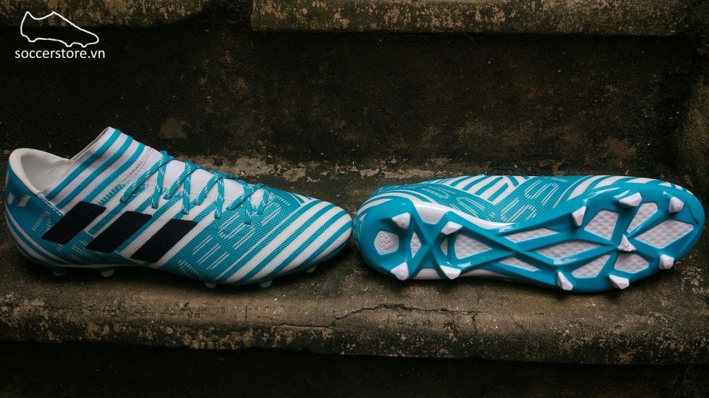 Adidas Nemeziz Messi Tango 17.3 FG/AG- White/ Legend Ink/ Energy Blue BY2414